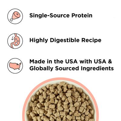 Show full view: BIXBI Rawbble Beef Recipe Grain-Free Freeze-Dried Dog Food, 12-oz bag slide 4 of 9