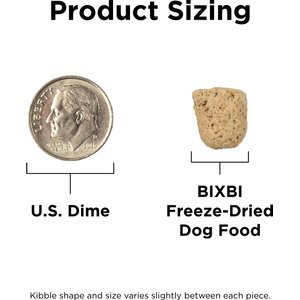 BIXBI Rawbble Beef Recipe Grain-Free Freeze-Dried Dog Food, 26-oz bag