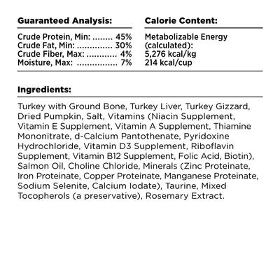 Show full view: BIXBI Rawbble Turkey Recipe Grain-Free Freeze-Dried Dog Food, 26-oz bag slide 5 of 9
