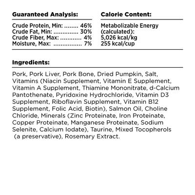 Show full view: BIXBI Rawbble Pork Recipe Grain-Free Freeze-Dried Dog Food, 4.5-oz bag slide 5 of 10