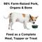Show in main carousel: BIXBI Rawbble Pork Recipe Grain-Free Freeze-Dried Dog Food, 4.5-oz bag slide 3 of 10