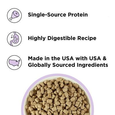 Show full view: BIXBI Rawbble Lamb Recipe Grain-Free Freeze-Dried Dog Food, 12-oz bag slide 4 of 9