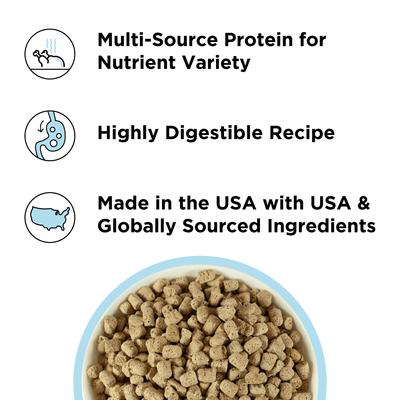 Show full view: BIXBI Rawbble Chicken & Salmon Recipe Grain-Free Freeze-Dried Dog Food, 12-oz bag slide 4 of 10