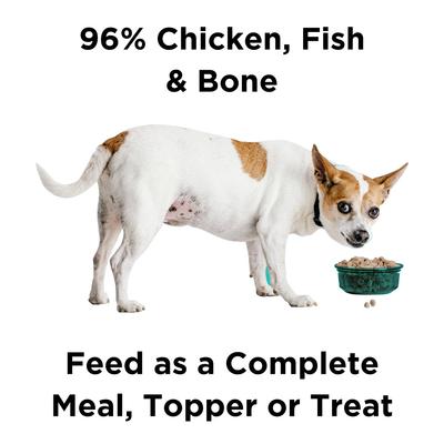 Show full view: BIXBI Rawbble Chicken & Salmon Recipe Grain-Free Freeze-Dried Dog Food, 4.5-oz bag slide 3 of 10