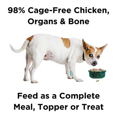 Show full view: BIXBI Rawbble Chicken Recipe Grain-Free Freeze-Dried Dog Food, 12-oz bag slide 3 of 9