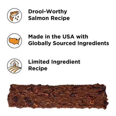 Show full view: BIXBI Skin & Coat Salmon Jerky Dog Treats, 10-oz bag slide 4 of 8