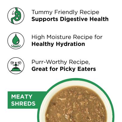 Show full view: BIXBI Liberty Chicken & Pumpkin Recipe in Broth Grain-Free Wet Cat Food, 2.75-oz can, case of 24 slide 4 of 7