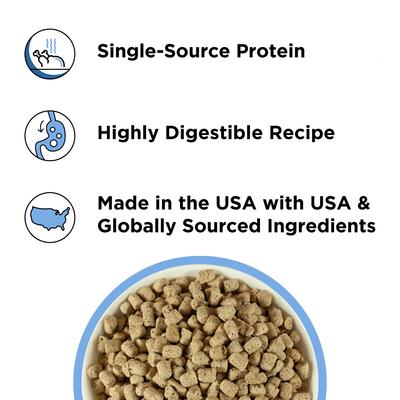 Show full view: BIXBI RAWBBLE Turkey Recipe Grain-Free Freeze-Dried Cat Food, 3.5-oz bag slide 4 of 9