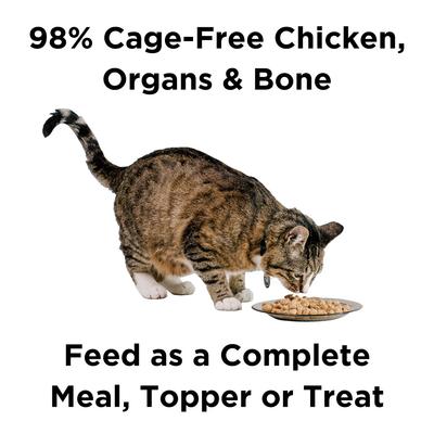 Show full view: BIXBI RAWBBLE Chicken Recipe Grain-Free Freeze-Dried Cat Food, 3.5-oz bag slide 3 of 9