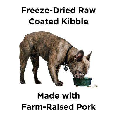 Show full view: BIXBI RAWBBLE Fresh Pork Recipe Limited Ingredient Grain-Free Dry Dog Food, 24-lb bag slide 3 of 10