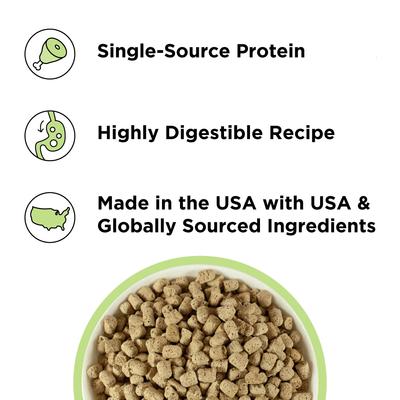 Show full view: BIXBI Rawbble Pork Recipe Grain-Free Freeze-Dried Dog Food, 4.5-oz bag slide 4 of 10