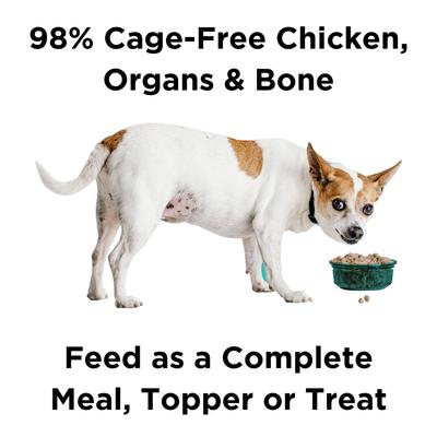 Show full view: BIXBI Rawbble Chicken Recipe Grain-Free Freeze-Dried Dog Food, 26-oz bag slide 3 of 9