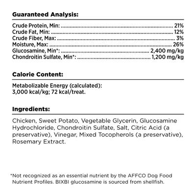 Show full view: BIXBI Hip & Joint Chicken Jerky Dog Treats, 12-oz bag slide 5 of 8