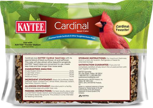Show full view: Kaytee Cardinal Seed Cake Wild Bird Food, 1 count slide 8 of 10