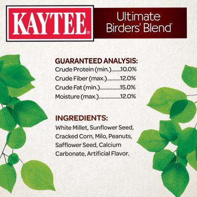 Show full view: Kaytee Ultimate Birders Blend Wild Bird Food, 10-lb bag slide 7 of 9