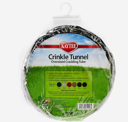 Show full view: Kaytee Crinkle Tunnel Oversized Crackling Tube Small Animal Toy, 23-in, Color Varies slide 3 of 7