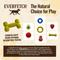 Show in main carousel: EVERFETCH Natural Rubber Dental Bone Peanut Butter Scented Dog Chew Toy slide 5 of 6