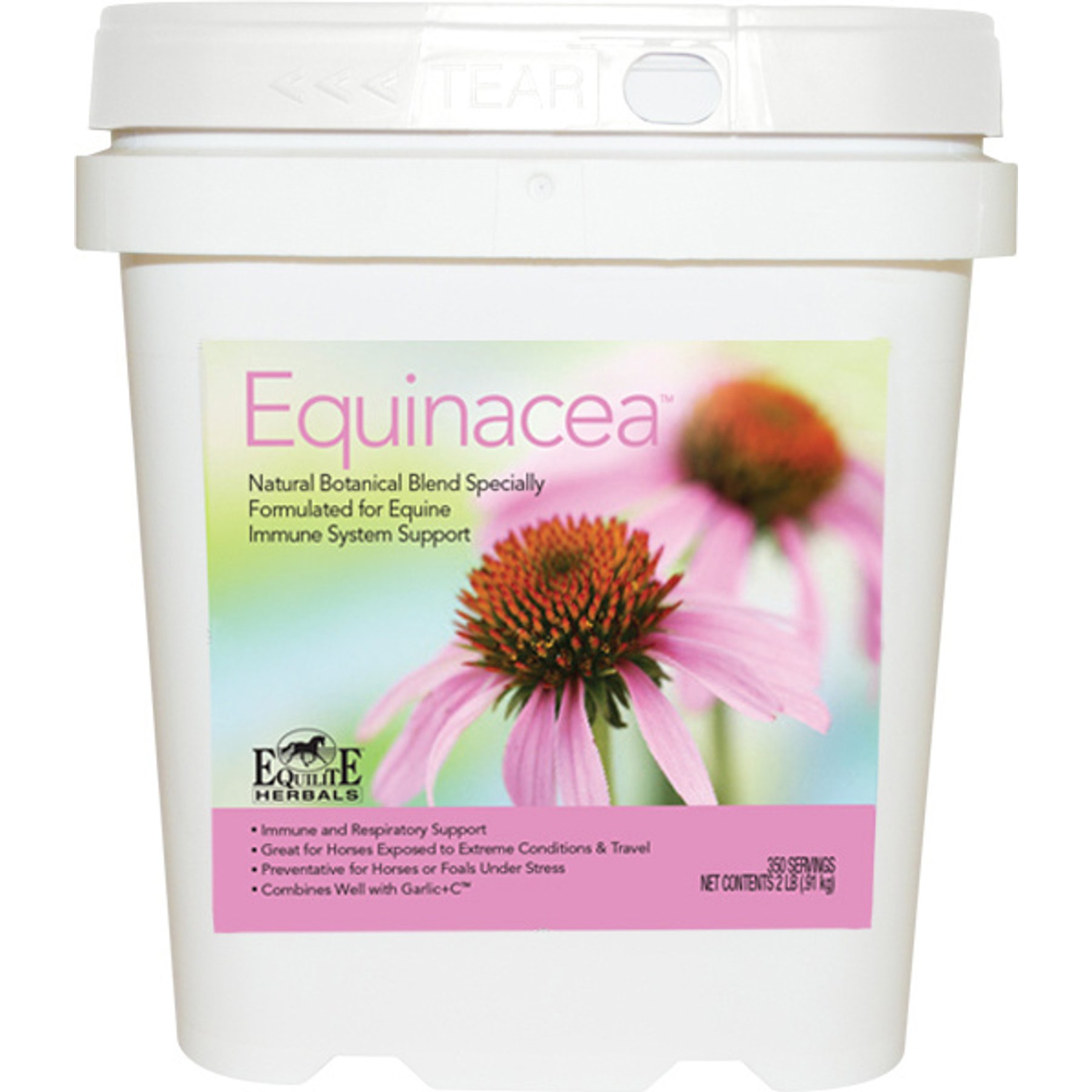 Equilite Herbals Immune Support Equinacea Powder Horse Supplement, 2-lb tub