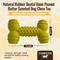 Show in main carousel: EVERFETCH Natural Rubber Dental Bone Peanut Butter Scented Dog Chew Toy slide 2 of 6