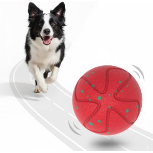 PawsPik Smart Bounce Interactive Dog Toy, Red, Small