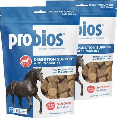 Show full view: Probios Equine Probiotic Apple Flavor Soft Chew Horse Supplement, 60 count slide 9 of 10