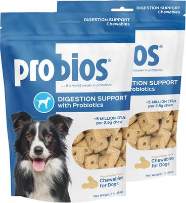 Show full view: Probios Digestion Support Peanut Butter Flavor Dog Treats, 1-lb bag slide 10 of 12
