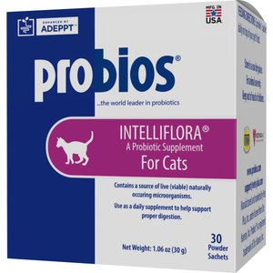 Probios Intelliflora Probiotic Cat Supplement, 30 count