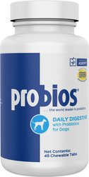 Probios Daily Digestive Dog Tabs Supplement, 45 count