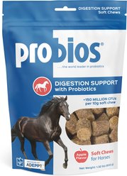 Probios Equine Probiotic Apple Flavor Soft Chew Horse Supplement, 60 count