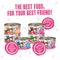 Show in main carousel: BFF OMG Best Feline Friend Oh My Gravy! Tickle Me Pinks! Variety Pack Grain-Free Wet Cat Food, 2.8-oz can, case of 12 slide 9 of 13