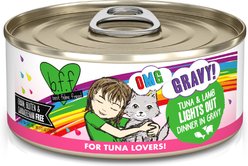 BFF OMG Lights Out! Tuna & Lamb Wet Canned Cat Food, 5.5-oz can, case of 8