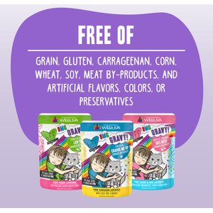 BFF Rainbow A Gogo Variety Pack Wet Cat Food Pouches, 3-oz, case of 12