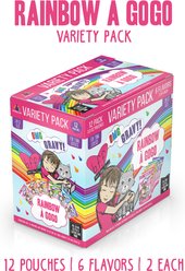 BFF Rainbow A Gogo Variety Pack Wet Cat Food Pouches, 3-oz, case of 12 slide 2 of 9