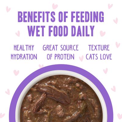 Show full view: BFF Tuna & Beef Baby Cakes Dinner in Gravy Wet Cat Food Pouches, 3-oz, case of 12 slide 7 of 13