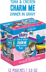 BFF Tuna & Chicken Charm Me Dinner in Gravy Wet Cat Food Pouches, 3-oz, case of 12 slide 2 of 9