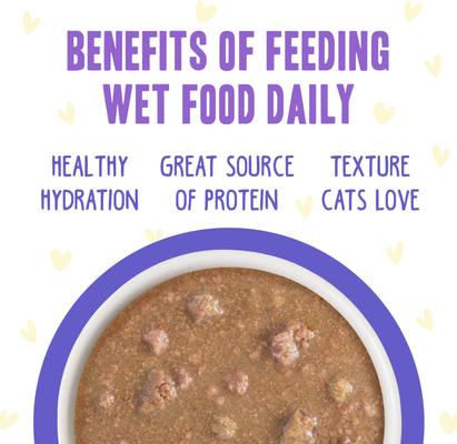 Show full view: BFF OMG Be Happy! Chicken & Beef in Gravy Wet Canned Cat Food, 5.5-oz can, case of 8 slide 6 of 12