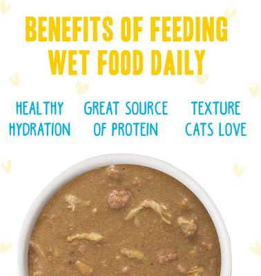 Show full view: BFF OMG Cloud 9! Chicken in Gravy Minced Grain-Free Wet Cat Food, 2.8-oz can, case of 12 slide 6 of 13