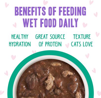Show full view: BFF OMG Tell Me! Tuna & Turkey Flavor Wet Canned Cat Food, 2.8-oz can, case of 12 slide 6 of 12