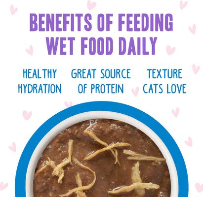 Show full view: BFF OMG Chase Me! Tuna & Chicken Flavor Wet Canned Cat Food, 5.5-oz can, case of 8 slide 6 of 11