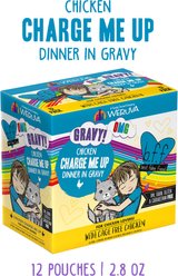 BFF OMG Charge Me Up! Chicken in Gravy Wet Cat Food, 2.8-oz pouch, 12 count slide 2 of 9