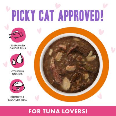 Show full view: BFF Tuna & Salmon Sweet Cheeks Dinner in Gravy Wet Cat Food Pouches, 3-oz, case of 12 slide 5 of 13