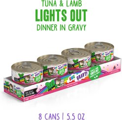 BFF OMG Lights Out! Tuna & Lamb Wet Canned Cat Food, 5.5-oz can, case of 8 slide 2 of 9