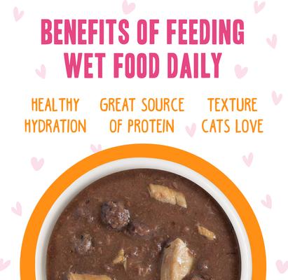 Show full view: BFF OMG Start Me Up! Tuna & Salmon Flavor Minced Grain-Free Wet Cat Food, 5.5-oz can, case of 8 slide 6 of 13