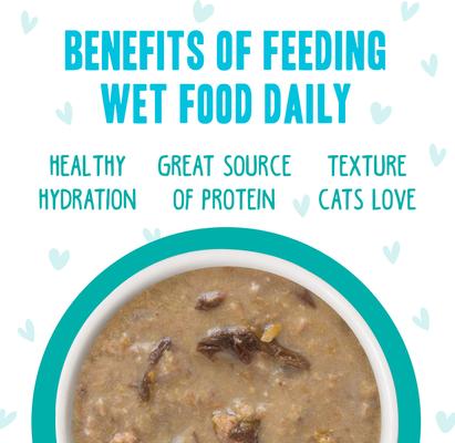 Show full view: BFF OMG QT Patootie! Chicken & Turkey Dinner in Gravy Grain-Free Wet Cat Food, 2.8-oz, case of 12 slide 6 of 13
