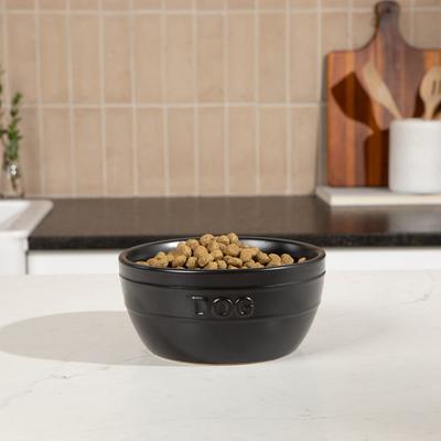 Show full view: Waggo Farmhouse Ceramic Dog Bowl, 4-cup, Clay slide 5 of 6