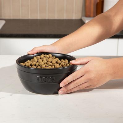 Show full view: Waggo Farmhouse Ceramic Dog Bowl, 4-cup, Clay slide 6 of 6