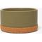 Show in main carousel: Waggo Corky Non-Slip Removable Cork Base Dog & Cat Bowl, 4-cup, Olive slide 1 of 8