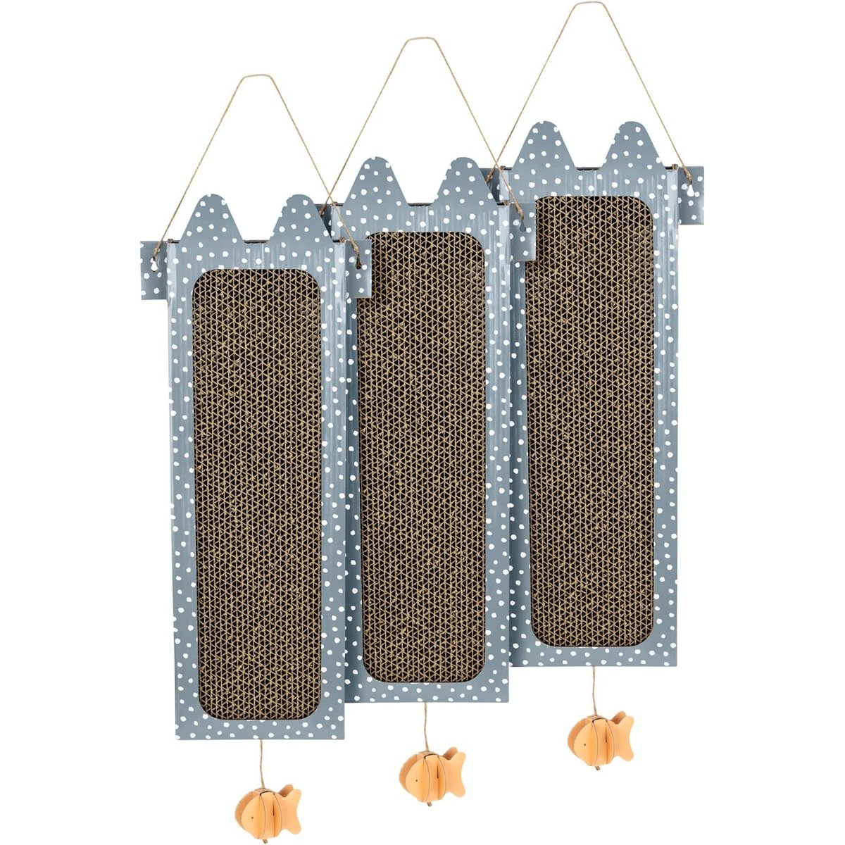 Kitty City Reversible Hanging Cat Scratcher, 3 pack