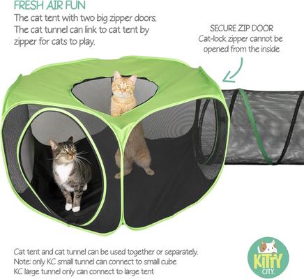 Show full view: Kitty City Outdoor Play Combo Cat House slide 5 of 7