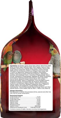 Show full view: Brown's Encore Gourmet Foraging Feast Cockatiel Food, 3-lb slide 4 of 7